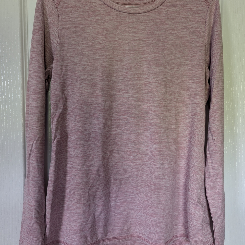 Women's Pink Long Sleeve Top